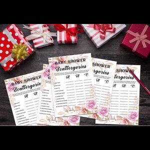 Baby shower party game